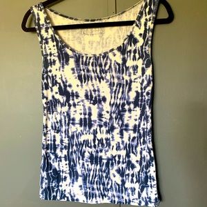 Eddie Bauer Blue White Tank Top XS